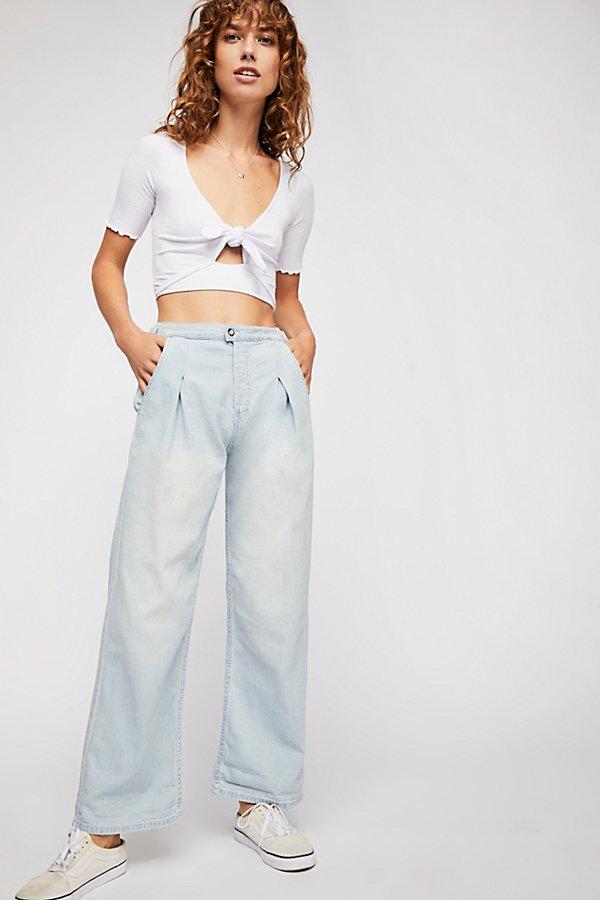 Trouser Wide Leg Jeans By Free People
